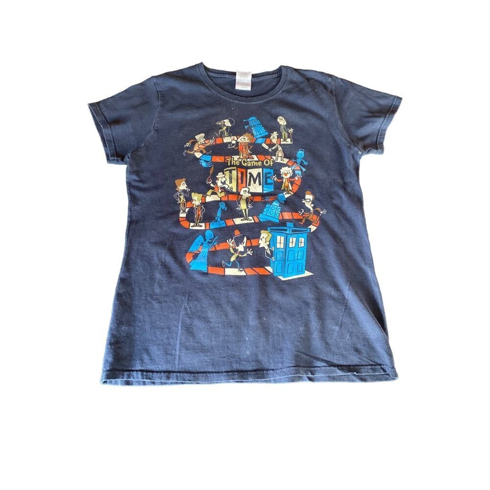 Dr.‎ Who Blue Game of Time T Shirt Youth Size Large